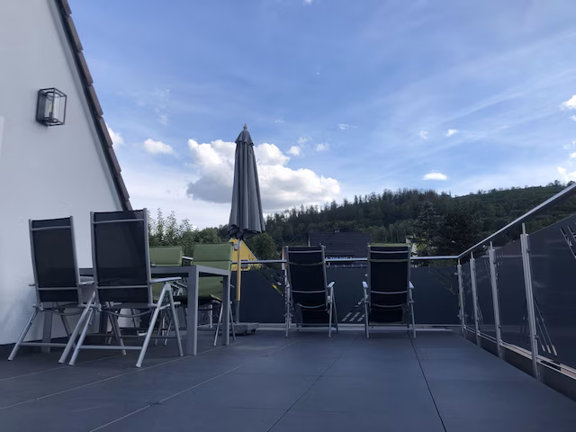 Balkon der Ferienwohnung Becker in Höxter